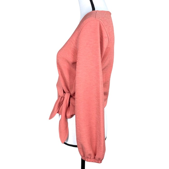 Madewell Texture & Thread Crepe True Wrap Top - Picture 4 of 7